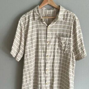 Tommy Bahama Men’s Pixel in Paradise Camp Shirt Silk Cotton Blend Size XL